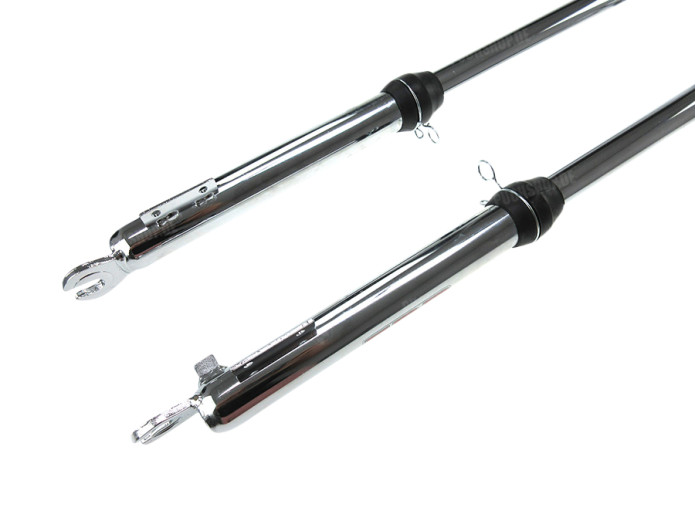 Front fork Puch Maxi EBR long 83cm chopper chrome springs