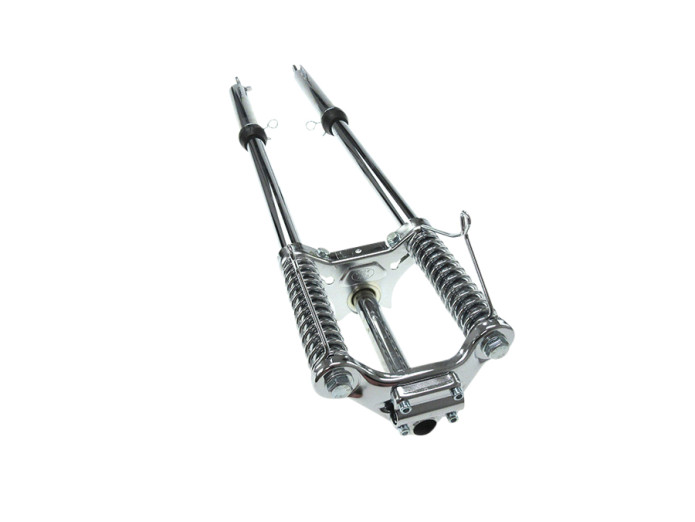 Front fork Puch Maxi EBR long 83cm chopper chrome springs