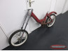 Voorvork Puch Maxi EBR lang 83cm chopper model zwart met veren