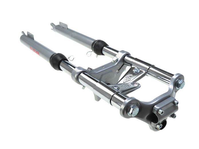 Gabel Puch Maxi EBR Kurz 56cm Silber
