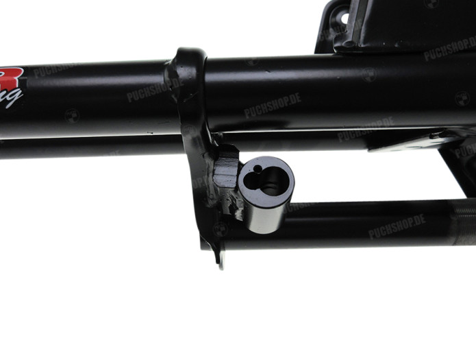 Front fork Puch Maxi EBR ori new steering lock mount black
