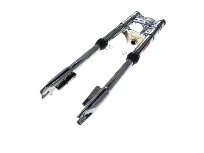 Gabel Puch Maxi EBR Lang 65cm Chrom Upside down-look 35mm