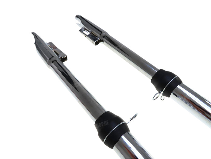 Gabel Puch Maxi EBR Lang 65cm Chrom Upside down-look 35mm