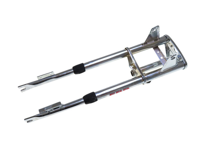Gabel Puch Maxi EBR Ori Neues Lenkerschloss Aufname Chrom