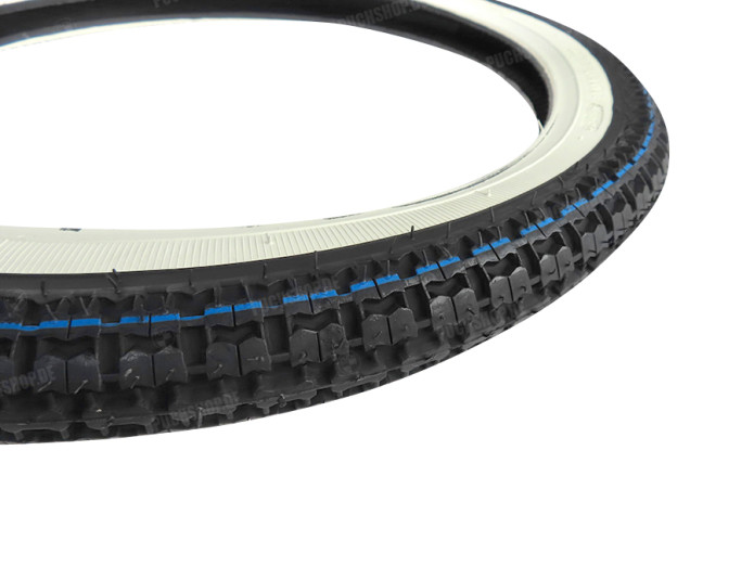 17 inch 2.25x17 Kenda K252 band white wall met straatprofiel