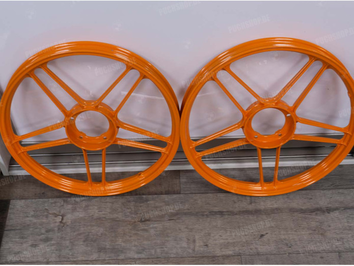 17 Zoll Grimeca Gussrad 17x1.35 Puch Maxi Orange KTM (Satz)
