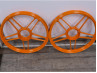 17 inch Grimeca stervelg 17x1.35 Puch Maxi oranje KTM style (set)