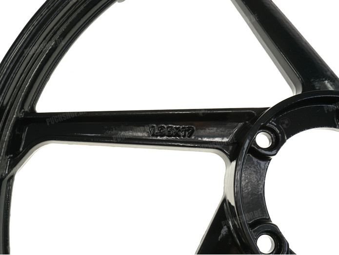 17 inch Fast Arrow Sport-1 star wheel 17x1.35 Puch Maxi / X30 / X50 gloss black