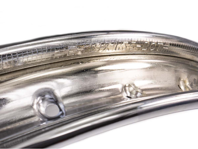 19 Zoll Felge 19x1.35 Speichenrad chrom Italcerchio / Radaelli Puch MV / VS