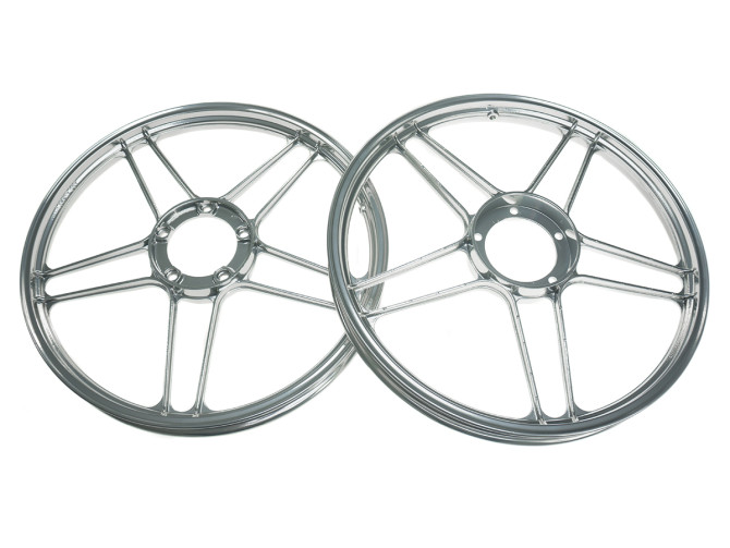 17 inch Grimeca stervelg 17x1.35 Puch Maxi *Exclusive* mirrror chrome (set)