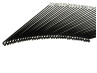 Spaken Puch Maxi 187mm voor 17 inch zwart met zilver kleurige nippels (36 stuks)