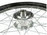 17 inch spaakwiel 17x1.40 zwart / verzinkt set Puch Maxi S / N A-kwaliteit