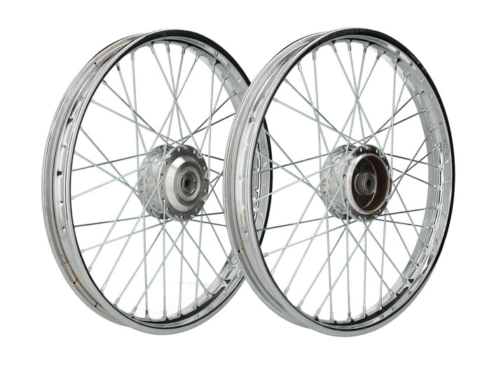 17 inch spoke wheel 17x1.40 chrome Puch Maxi S / N A-quality