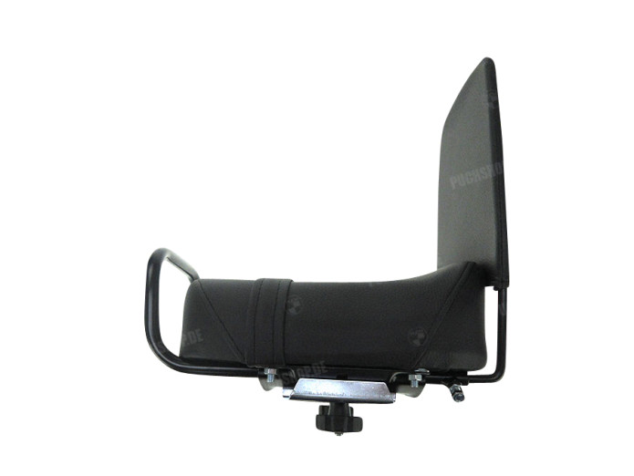 Duoseat Heckträger Xtreme Schwarz mit Rückenstütze