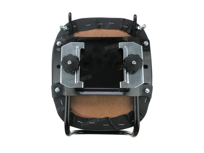 Duoseat Heckträger Xtreme Schwarz mit Rückenstütze
