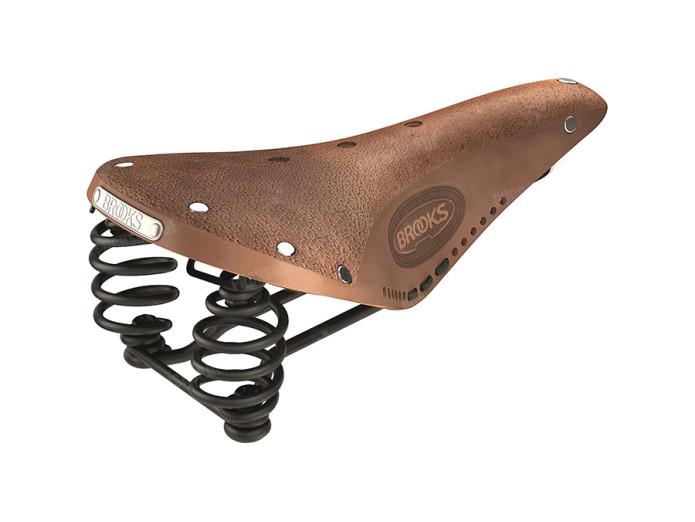 Saddle Puch universal Brooks B396 Flyer aged men brown