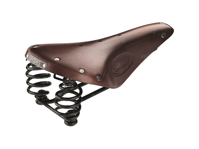 Sattel Puch Universal Brooks B396 Flyer Herren braun