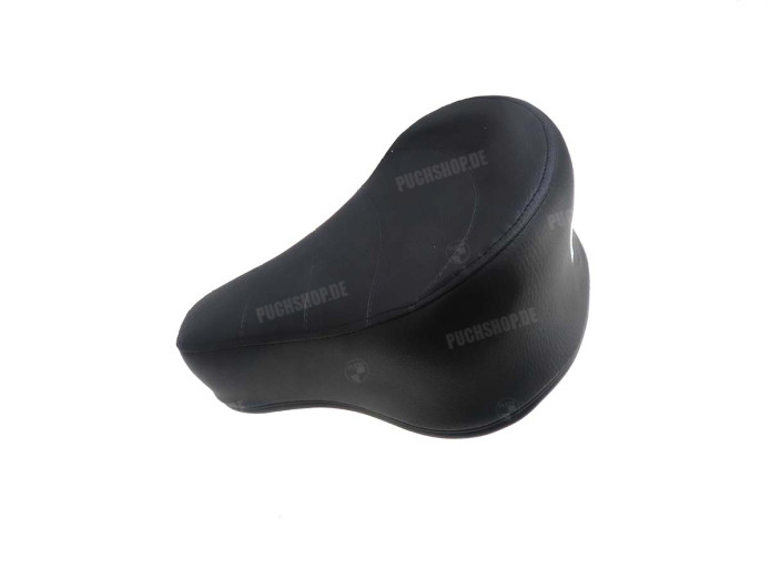 Sattel Puch Maxi Dick Schwarz mit Logo