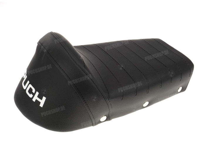 Buddyseat Puch Maxi / universal short black chrome buttons