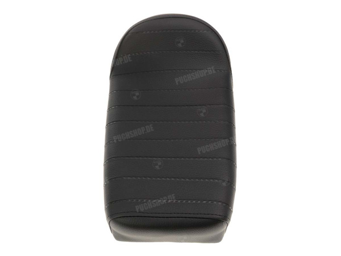 Buddyseat Puch Maxi / universal short black chrome buttons