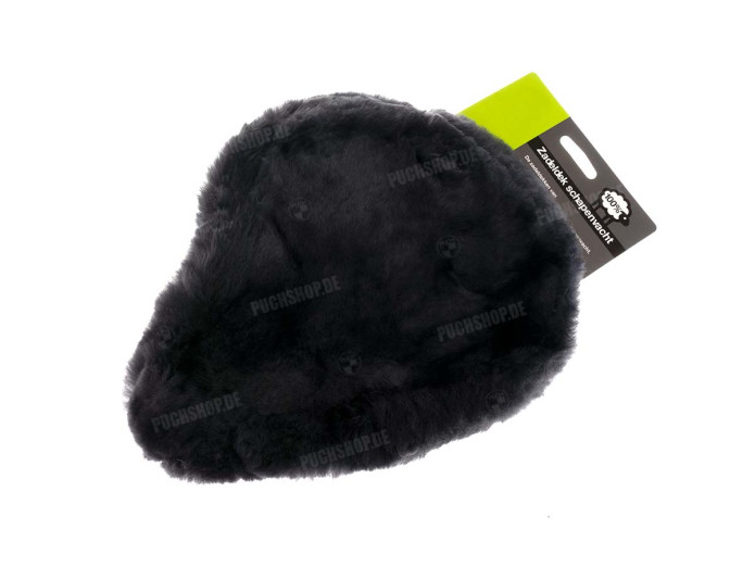 Oldtimer saddle cover sheepskin Bategu / Denfeld gray