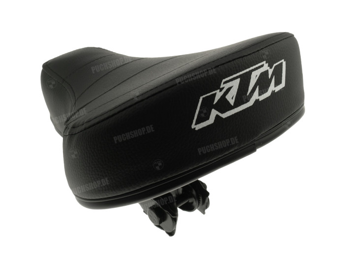 Zadel KTM Hobby zwart met logo