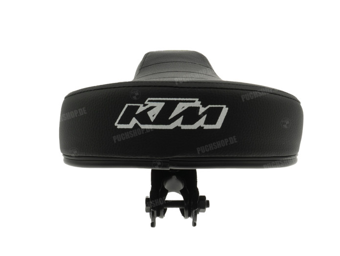 Zadel KTM Hobby zwart met logo