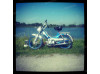 Blauwe maxi